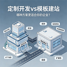 青秀建站-定制开发vs模板建站：哪种方案更适合你的企业？