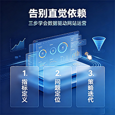 马山建站-告别直觉依赖：三步学会数据驱动网站运营