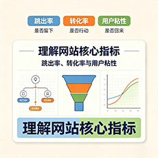 南宁建站-理解网站核心指标:跳出率、转化率与用户粘性