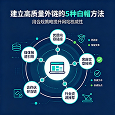 南宁建站-建立高质量外链的5种白帽方法