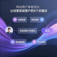 南宁建站-网站用户体验优化：让访客变成客户的5个关键点